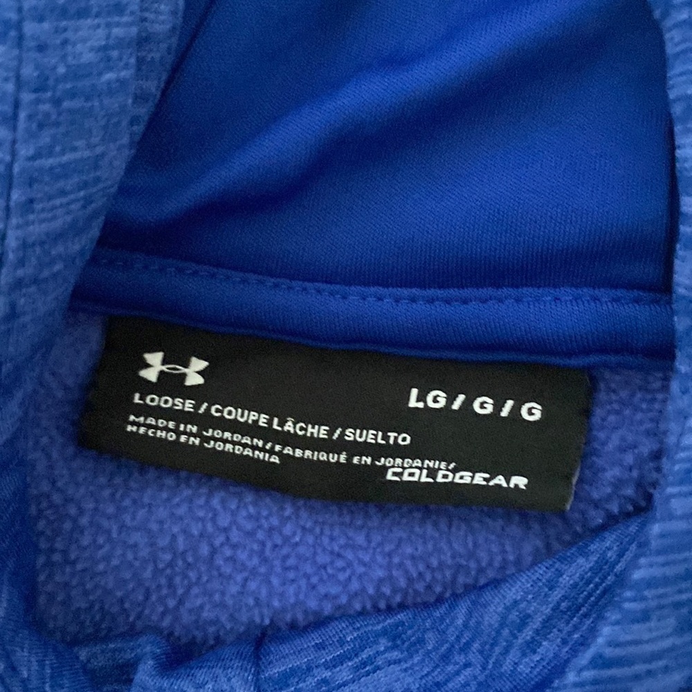 Under Armour Blue Hoodie with camo design